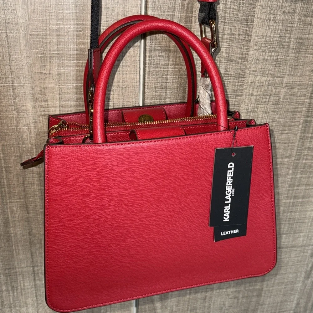 Karl Lagerfeld Paris‎ Leather Satchel